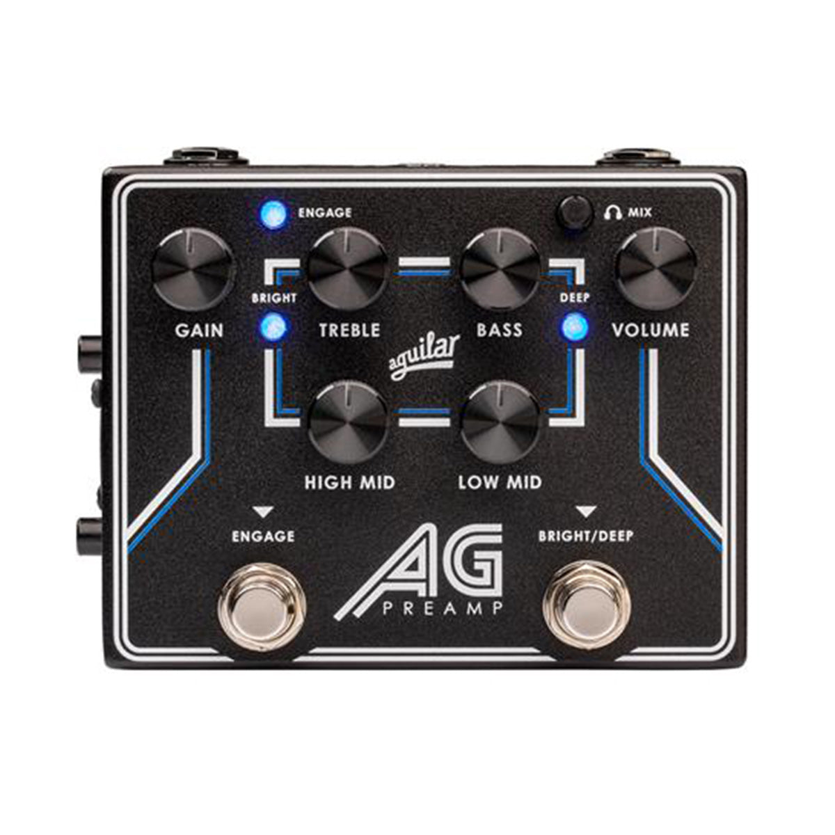 Aguilar AG Preamp Analog Bass Preamp and DI pedal front