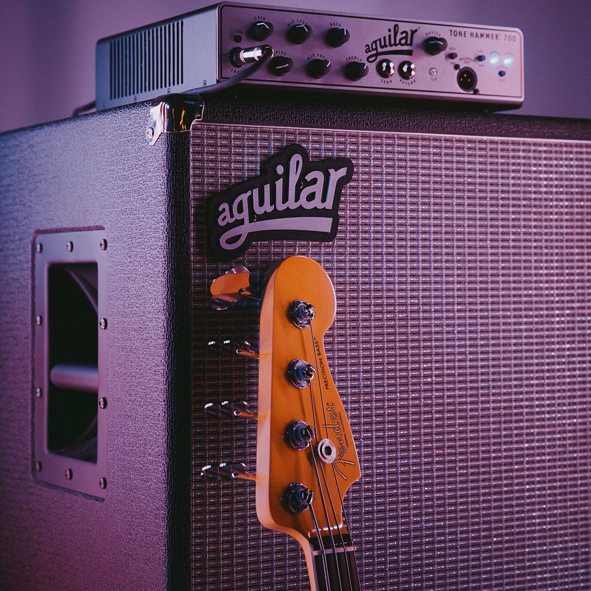 Aguilar DB810 bass cabinet lifestyle