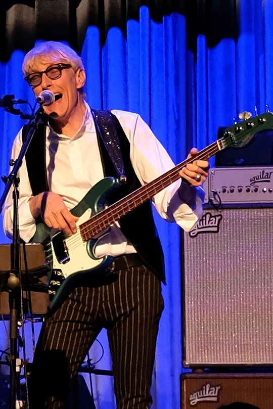 Aguilar Artist Will Lee on stage performing